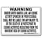 Signmission 18 in Height, Aluminum, 18" x 12", WS-A-1218-South Dakota WS-A-1218-South Dakota - alternate 1